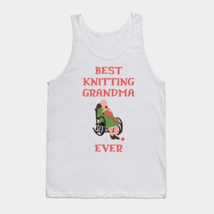 Best Knitting Grandma Ever Tank Top